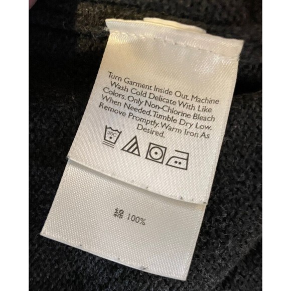 Eddie Bauer Men's 100% Cotton Quarter Zip Pullover Sweater 2XL Gray Warm Thick - Picture 5 of 10